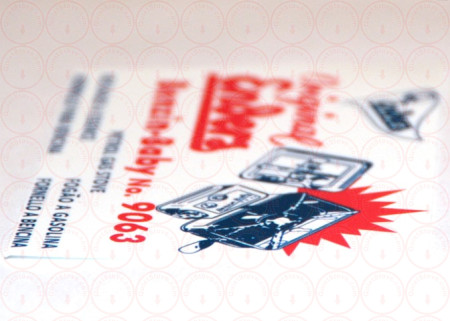 Enders 9063 "Baby Benzine" Top Lid Decal